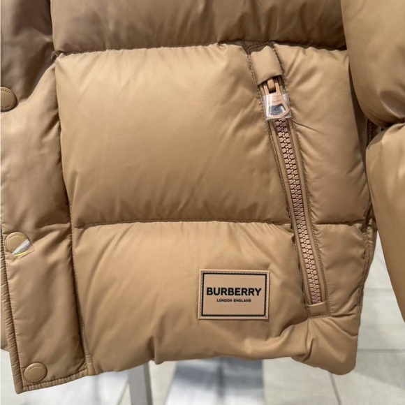 Burberry Tan Puffer Jacket Beige for Men Large - Picture 2 of 4